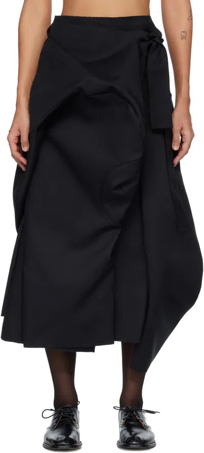 Comme Des Garçons Black Long Maxi Skirt