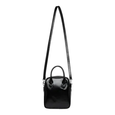 Comme Des Garçons Black Longer Square Sling Bag In Pattern