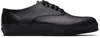 Comme Des Garçons Round-toe Low-top Casual Sneakers In Black