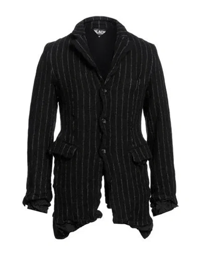 Comme Des Garçons Black Man Blazer Black Size L Wool, Nylon