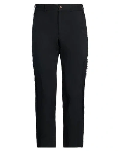 Comme Des Garçons Black Man Pants Black Size S Polyester