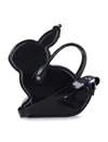 Comme Des Garçons Black Melissa Bunny-shaped Handbag In Black