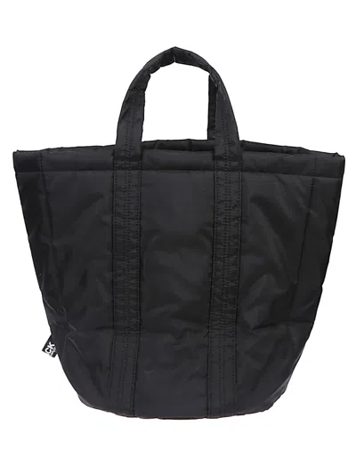 COMME DES GARÇONS BLACK PANELLED TOTE BAG