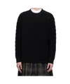 Comme Des Garçons Black Pilled Jacquard Check Pattern Sweatshirt