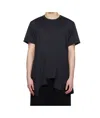 Comme Des Garçons Black Polyester Back Honeycomb T-shirt