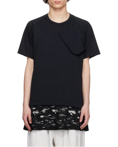 Comme Des Garçons Black Polyester Jersey T-shirt