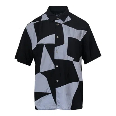 Comme Des Garcons Black Polyester Spun Broad × Cotton Shirt In Black