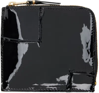 Comme Des Garçons Black Reversed Hem Card Holder