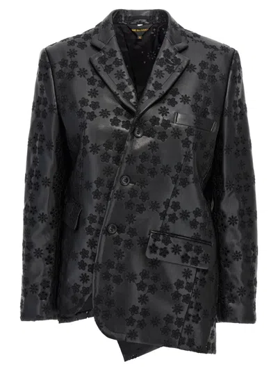 COMME DES GARÇONS BLACK SINGLE BREASTED BLAZER