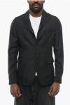 Comme Des Garçons Black Slim Fit Blazer With Flap Pockets