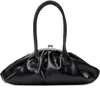Comme Des Garçons Artificial Leather Top Handle In Black