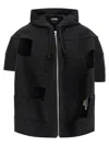 Comme Des Garçons Black Solid Hood Jacket In Black