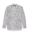 Comme Des Garcons Black Stripe Filip Pagowaski Print Shirt