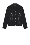 Comme Des Garcons Black Studded Jacket In Black