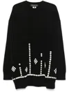 Comme Des Garçons Comme Des Garcons Sweater With Decorative Buttons In Black