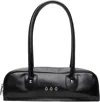 Comme Des Garçons Shoulder Bag Rectangular Shape Metal Eyelets Handles In Black
