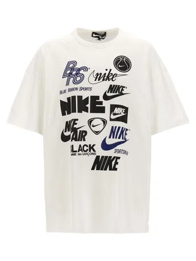 Comme Des Garcons Black Comme Des Garçons Black T-shirt Comme Des Garçons Black X Nike In White/black