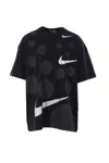 Comme Des Garcons Black X Nike Oversized Tee Black In Black