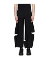 Comme Des Garçons Black Thick Gabardine Trousers
