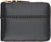 Comme Des Garçons Black Triple Stitch Wallet In Black