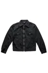 Comme Des Garcons Black Trucker Nylon Jacket In Black