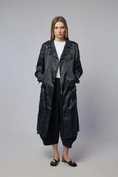 Comme Des Garcons Black Unisex Coat In Black