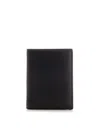 Comme Des Garçons Folding Wallet Compact Design In Black