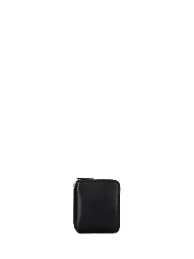 Comme Des Garçons Black Wallet With Closure On Three Sides