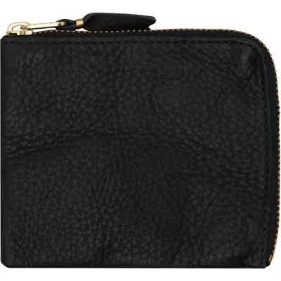 Comme Des Garçons Black Washed Wallet In 1 Black