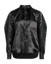 Comme Des Garçons Black Woman Shirt Black Size S Polyester In Black