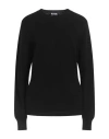 Comme Des Garçons Black Woman Sweater Black Size Xl Wool In Black