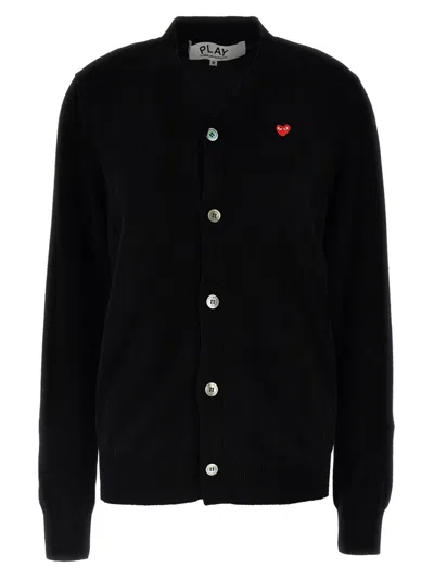 Comme Des Garçons Black Wool Cardigan