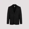 Comme Des Garçons Black Wool Jacket In Black