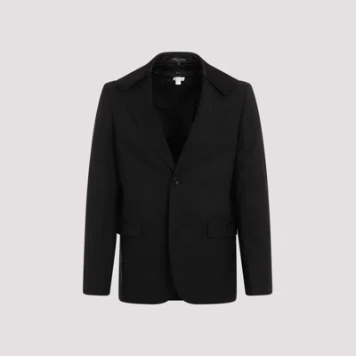 COMME DES GARÇONS BLACK WOOL JACKET