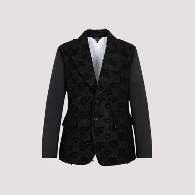 COMME DES GARÇONS BLACK WOOL JACKET