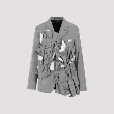 Comme Des Garçons Gray Wool Jacket In Grey