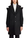 Comme Des Garçons Black Wool Jacket With Open Shoulder And Front Pockets In Black