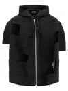 Comme Des Garçons Black Solid Hood Jacket In Black