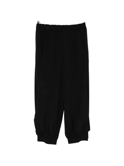 Comme Des Garcons Black Wool Trousers In Black