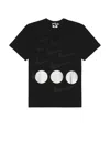 Comme Des Garcons Black X Nike Print Tee In Black