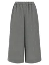 Comme Des Garçons Blackwhite Pied De Poule Wool Pants In Gray