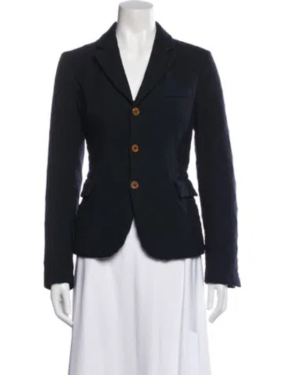 Pre-owned Comme Des Garçons Blazer In Blue