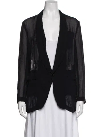Pre-owned Comme Des Garçons Blazer In Blue