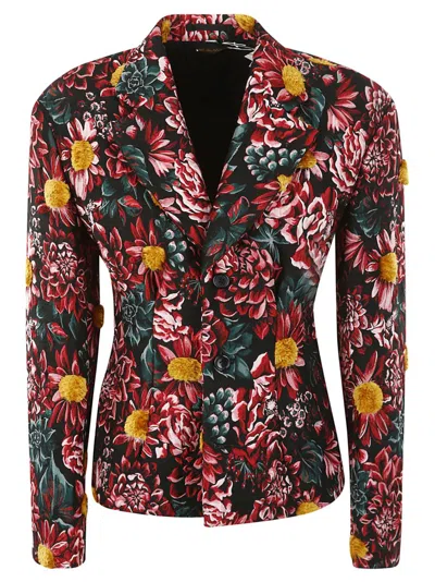 COMME DES GARÇONS COMME DES GARÇONS BLAZER WITH FLORAL EMBROIDERY