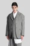 Comme Des Garçons Blazer In Gray
