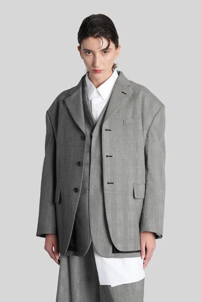 Comme Des Garçons Blazer In Gray