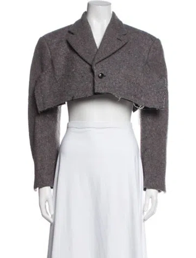 Pre-owned Comme Des Garçons Blazer W/ Tags In Gray