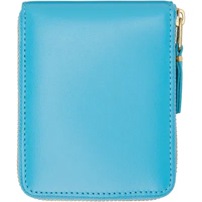 Comme Des Garçons Blue Classic Group Wallet In 1 Blue