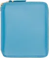 Comme Des Garçons Blue Classic Leather Line Wallet In Blue