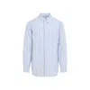 Comme Des Garçons Light Blue Striped Shirt